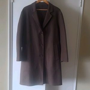 UNIQLO U Double Face Wool Overcoat Car Coat
